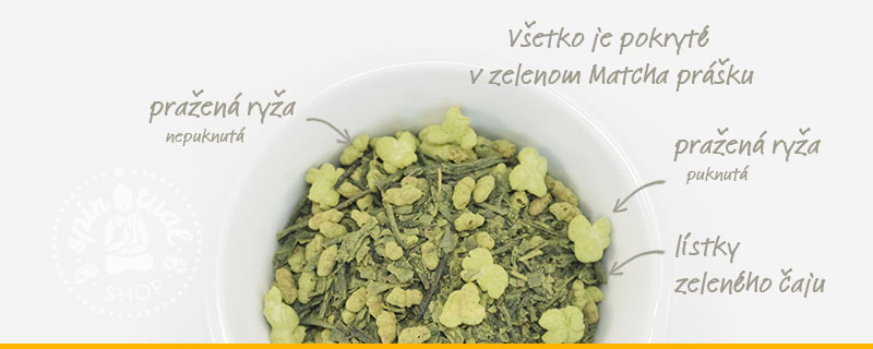 Genmaicha + Matcha, Zelený popcornový čaj, spiritualshop.sk