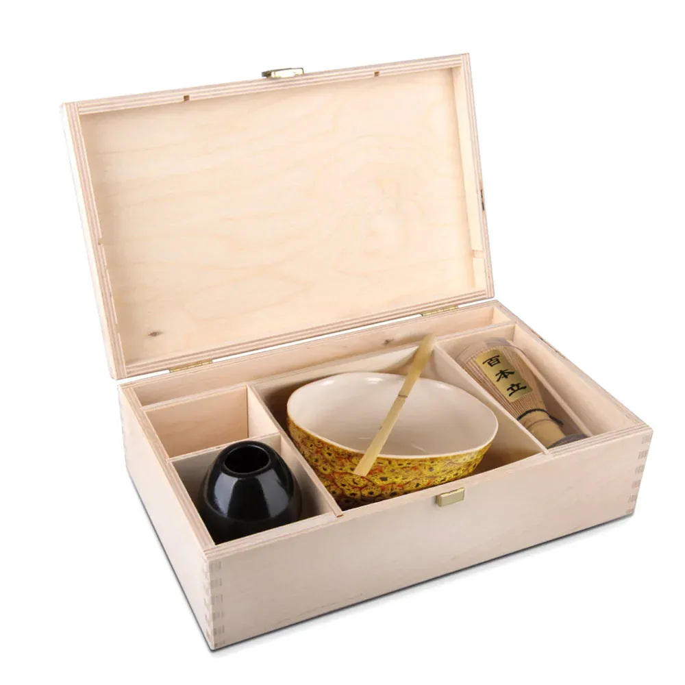 Darčekový set na čaj MATCHA žltý