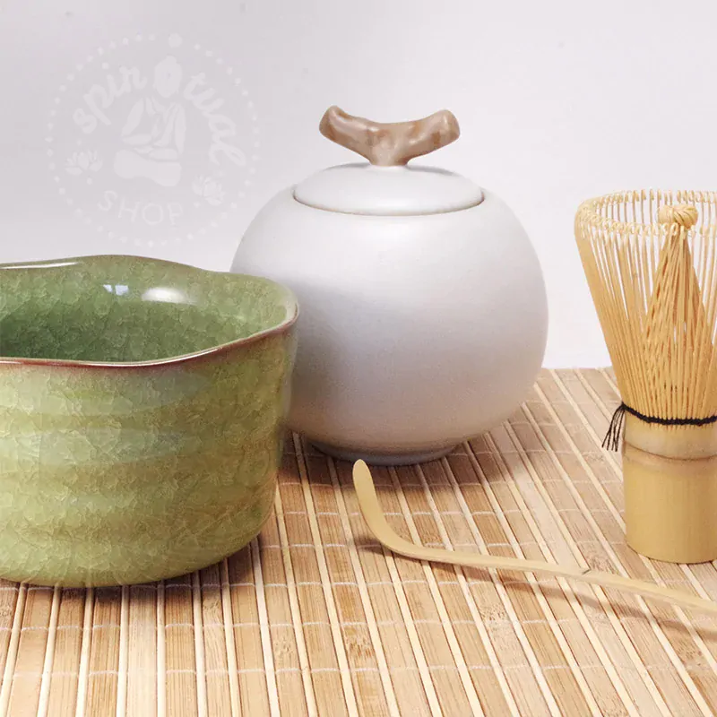 Bambusová naberačka na Matcha (chasaku) 