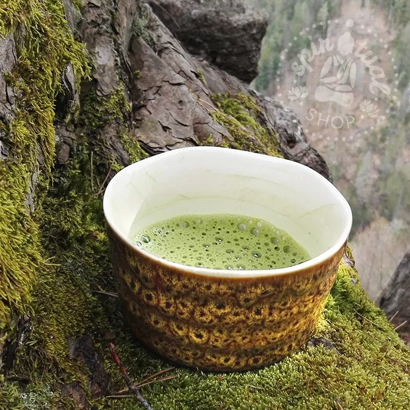 Set na čaj MATCHA žltý