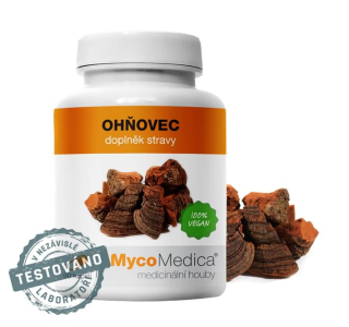 MycoMedica, OHŇOVEC medicinálna huba, 90 kapsúl